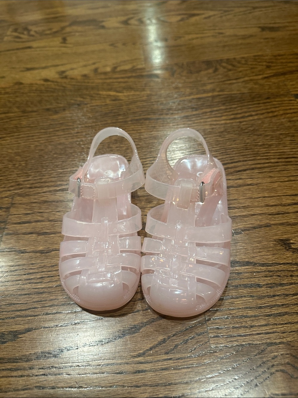 Oshkosh B’gosh Clear Pink Jelly Sandals Toddler Size 8